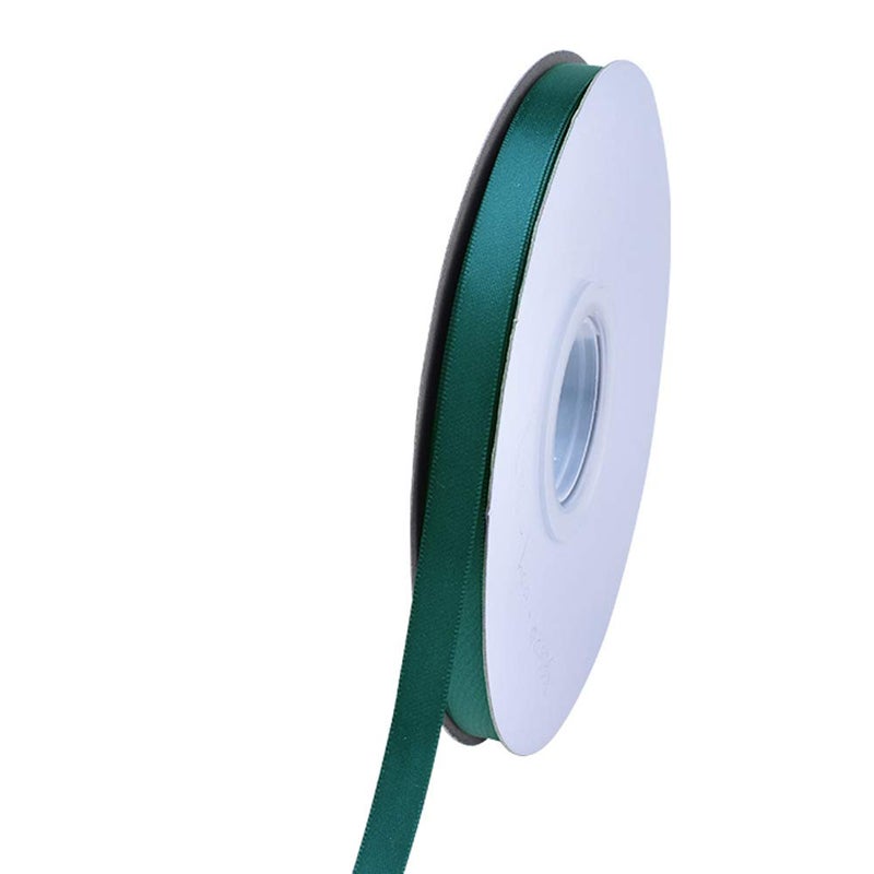Ribest 3/8 inch Teal Double Face Satin Ribbon 50 Yards Per Roll for Gift Wrapping Flowers Bouquet Hair Accessories Wedding Birthday Teal - Image 2